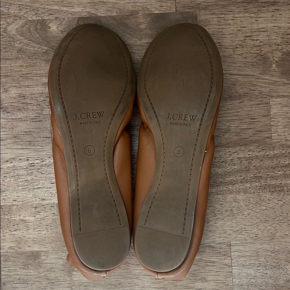J. Crew Brown Leather Women's Flats - Picture 4 of 4